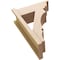 Ekena Millwork 7 1/2-in W x 18-in D x 26-in H Balboa Trad Rough Cedar Woodgrain TimberThane Outlooker, Primed Tan OUTUR075X18X26BOA04RCPR - alternate 3